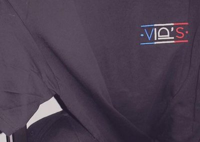 Casquette et T-shirt brodés logo Vid’s